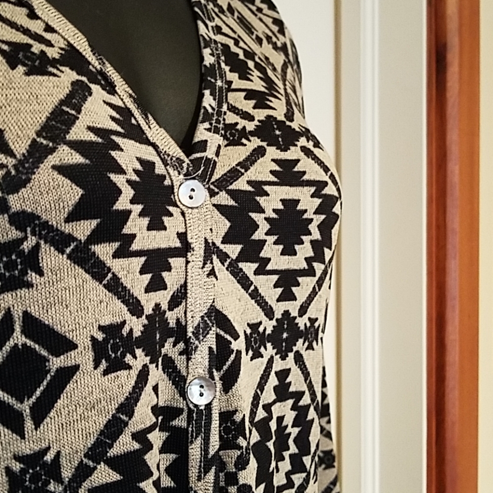 Western/tribal cardigan